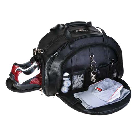 Leather Golf Bag Black