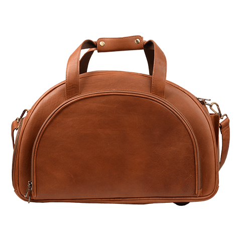 Leather Golf Bag Tan